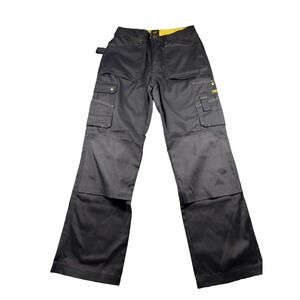 CAT Caterpillar Work Cargo Pants Mens 34x34 Charcoal Reinforced Utility